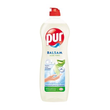 Препарат за миене на съдове Pur Duo Power, алое вера, 750 ml