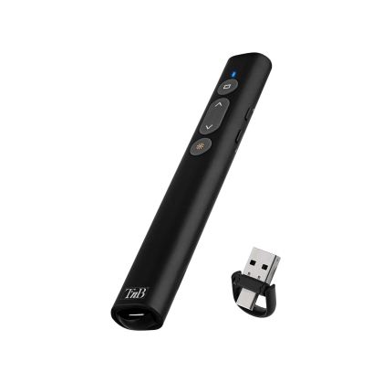 Показалка TNB Presenter, безжична, USB Type-A & USB Type-C, обхват 20 m