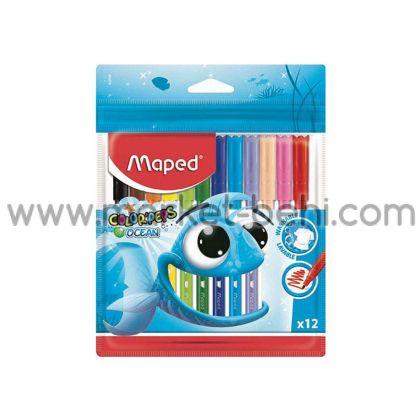 Флумастери Maped ocean 12 цвята