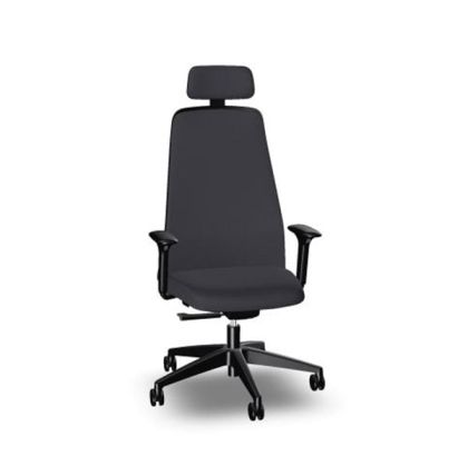 Ергономичен стол Interstuhl EV353, текстил, полиамидна основа, сив
