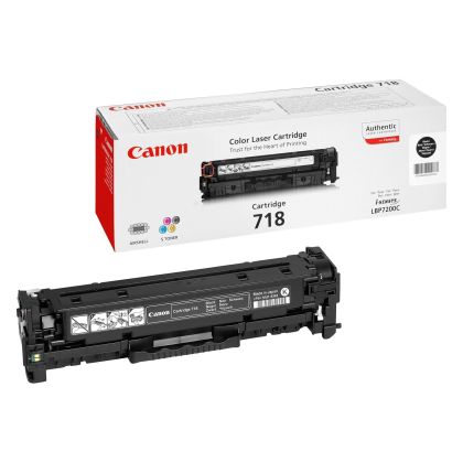 Оригинална тонер касета Canon CRG718, 3400 страници/5%, Black