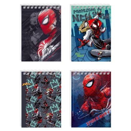 Пад за писане Best Buy, Spiderman, А7, на квадратчета, офсетова хартия, 42 листа, асорти, 1 брой
