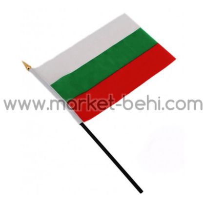 Флагче България със златист връх