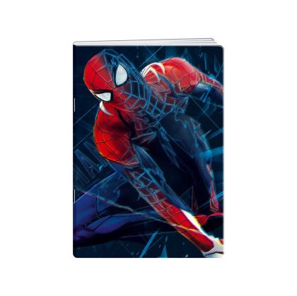 Disney Тетрадка Spiderman Motion, A5, широки редове, офсетова хартия, 20 листа