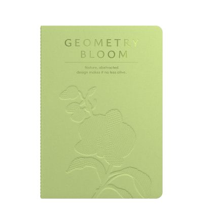 Art Pioneer Тетрадка Geometry Bllom, A5, шита, 60 листа, зелена