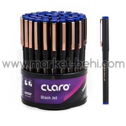 Химикалка Claro Black Jet, 1 mm, Син