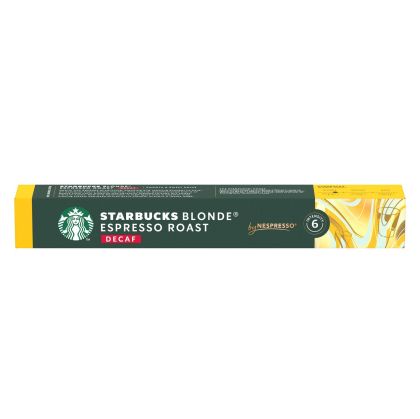 Starbucks Кафе капсула Blonde Espresso Decaffeinato, безкофеиново, за Nespresso, 10 броя