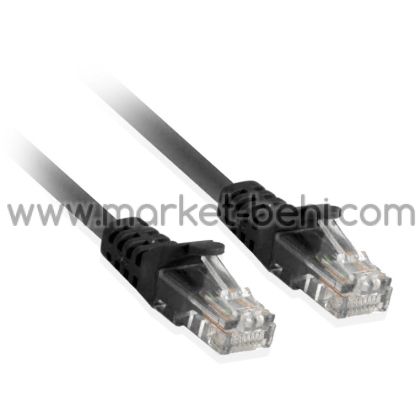 Мрежови пач кабел Cat5e 1м Черен