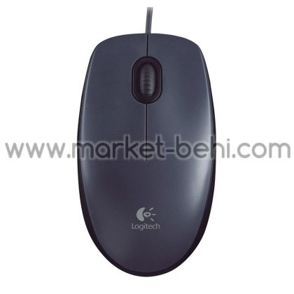 Компютърна мишка с кабел Logitech M100 сива