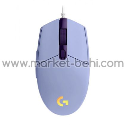 Гейминг компютърна мишка с кабел Logitech G102 Лилава