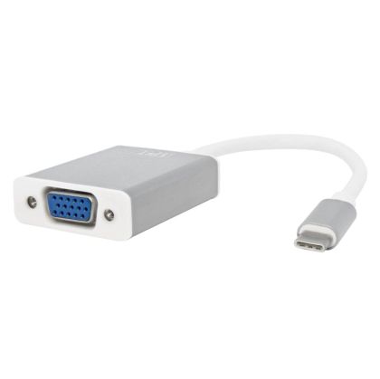 Адаптер TNB, USB type C към VGA, 2 Ethernet порта