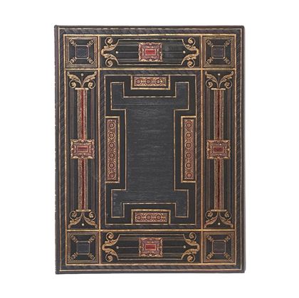 Paperblanks Тефтер Onyx, Ultra, широки редове, твърда корица, 72 листа