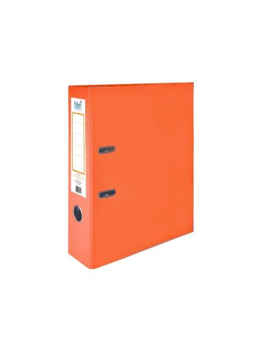 Colori Класьор, 8 cm, PP, с метален кант, несглобен, оранжев, 50 броя