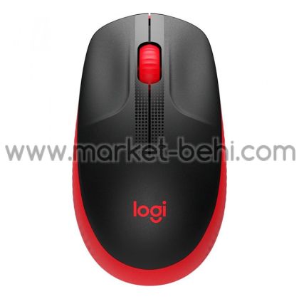 Безжична компютърна мишка Logitech M190 червена