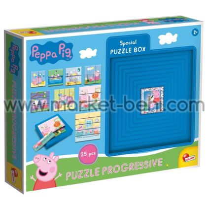 Пъзел Lisciani Peppa Pig, 8х25 части