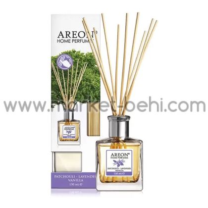 Парфюм за дома Areon 150ml, клечки, Пачули/Лавандула/Ванилия