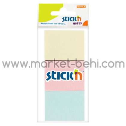 Самозалепващи листчета Stickn 38/51mm, 3бр/опаковка