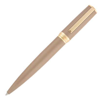 Hugo Boss Химикалка Arche Double B, розово-златист