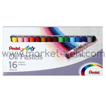 Пастели Pentel Arts маслени, 16 цвята