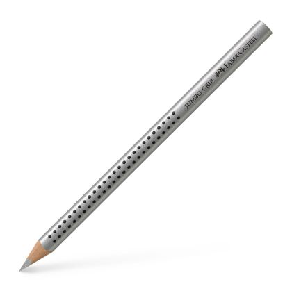 Faber-Castell Цветен молив Jumbo Grip, металик, сребърен