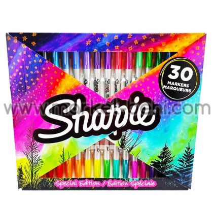 Комплект перманентни маркери Sharpie Fold, 30 цвята