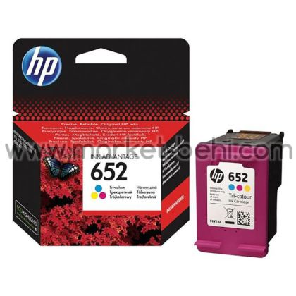 Оригинална мастилена касета HP 652 цветна