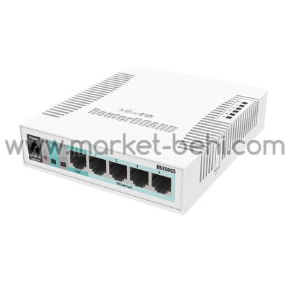 Суич MikroTik RB260GSP CSS106-1G-4P