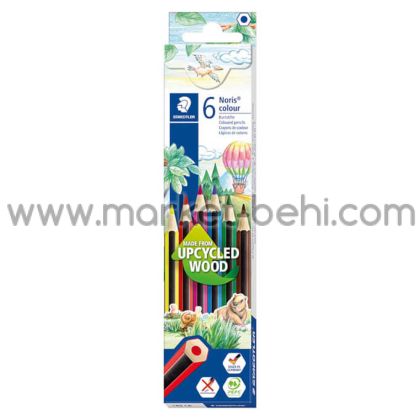 Цветни моливи Staedtler Noris Colour 185, 6 цвята