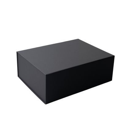 Office 1 Кутия Natural, с магнитно затваряне, сгъваема, 33 х 25 х 12 cm, черна