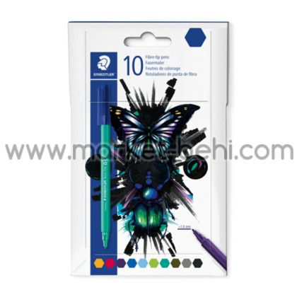 Флумастери Staedtler 326 Cool&Cute, 10 цвята