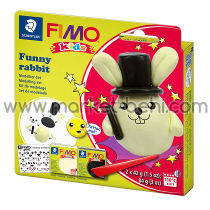 Глина Staedtler Fimo Kids 2x42g, Rabbit