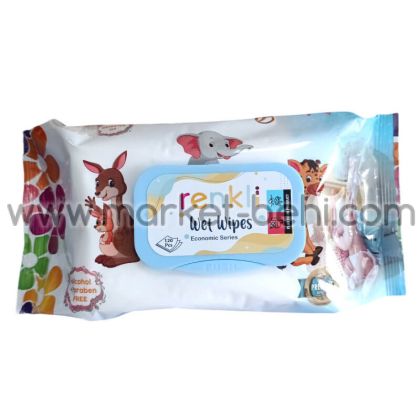 Мокри кърпи Renkli Premium Baby с капак, 120бр