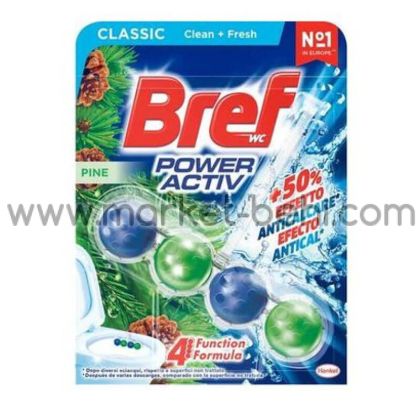 Блокче за тоалетна Bref Power Aktiv, Бор