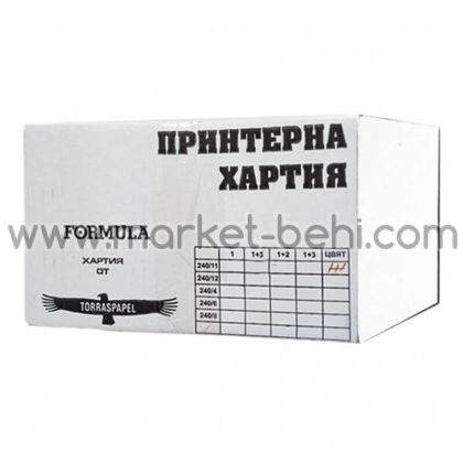 Безконечна хартия Formula 240/11/3, цветна 420л