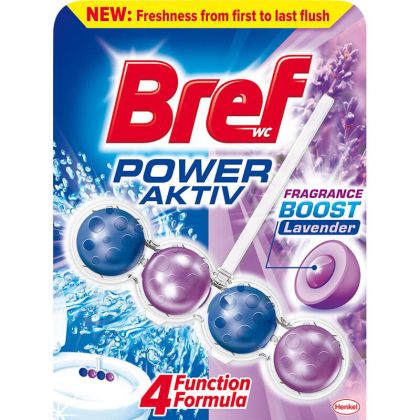 Блокче за тоалетна Bref Power Aktiv, Лавандула
