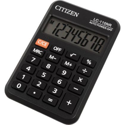 Калкулатор Citizen LC-110NR джобен, 8 разряден