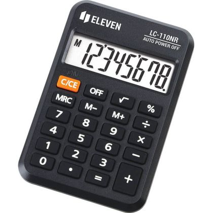 Калкулатор Eleven LC-110NR джобен, 8 разряден