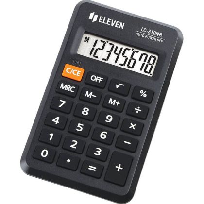 Калкулатор Eleven LC-310NR джобен, 8 разряден