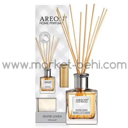 Парфюм за дома Areon 150ml, клечки, Silver linen