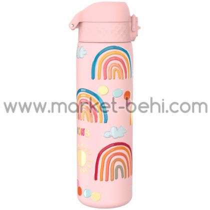 Бутилка за вода ION8 Print, метална 600ml Rainbo