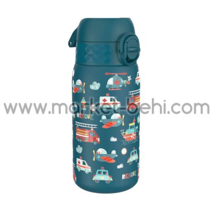 Бутилка за вода ION8 Print, метална 400ml Rescue