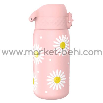 Бутилка за вода ION8 Print, метална 400ml Daisie