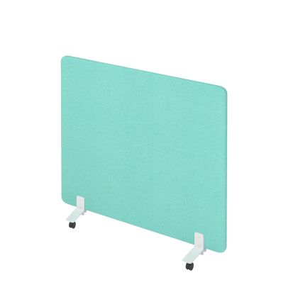 Шумоизолиращ преграден панел Narbutas Free Standing, свободностоящ, 1400 x 36 x 1200 mm, дамаска Velito Presto светла мента, ПДЧ 16 mm