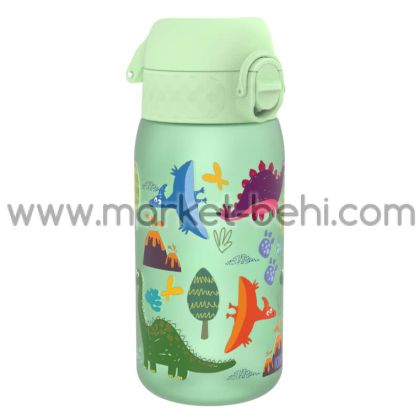 Бутилка за вода ION8 Print, рец.пл. 350ml Dinosa