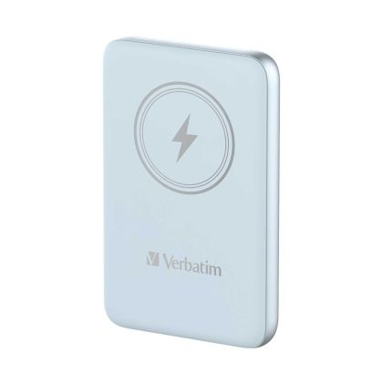 Външна батерия Verbatim Charge 'n' Go, магнитна, 10000 mAh, USB Type-C, синя