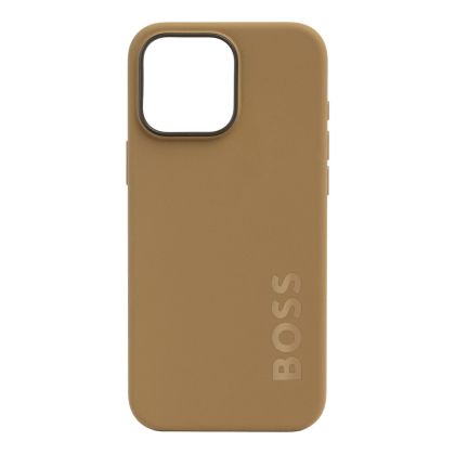 Hugo Boss Калъф за телефон, за iPhone 16 Pro Max, карамел