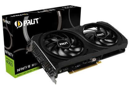 Видео карта Palit RTX4060 Infinity 2 8GB GDDR6