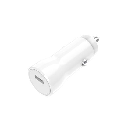 Зарядно за кола TNB, USB Type C, 20 W, кабел USB Type C - Lightning, дължина 1 m