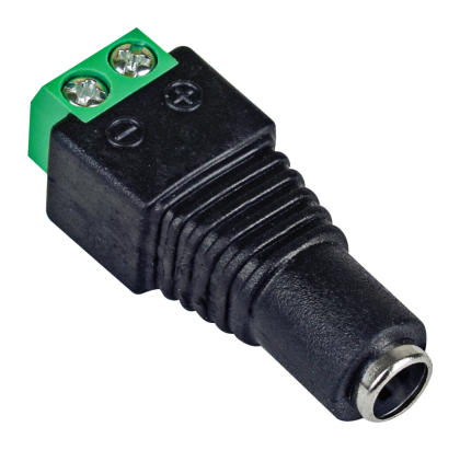 Захранващ конектор с болт 12v, женски 5.5 x 2.1mm,  D04