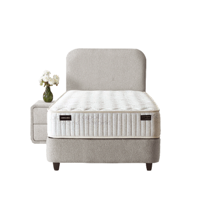 Тапицирано легло с матрак COMO PRO 90 x 200 - перла SY